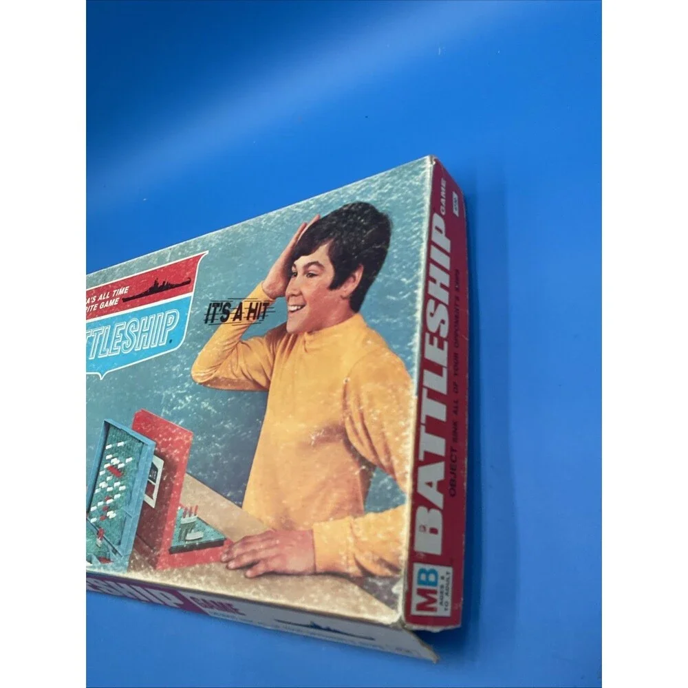 Battleship Board Game Milton Bradley 4730 Original Box Complete Vintage 1971